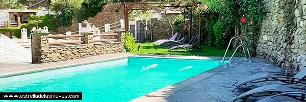 Piscina hotel rural Alpujarra